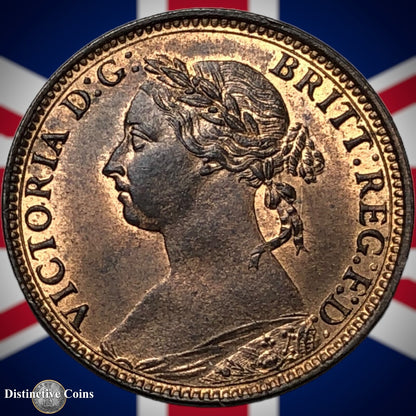 Great Britain 1891 Farthing 1/4d GB4319