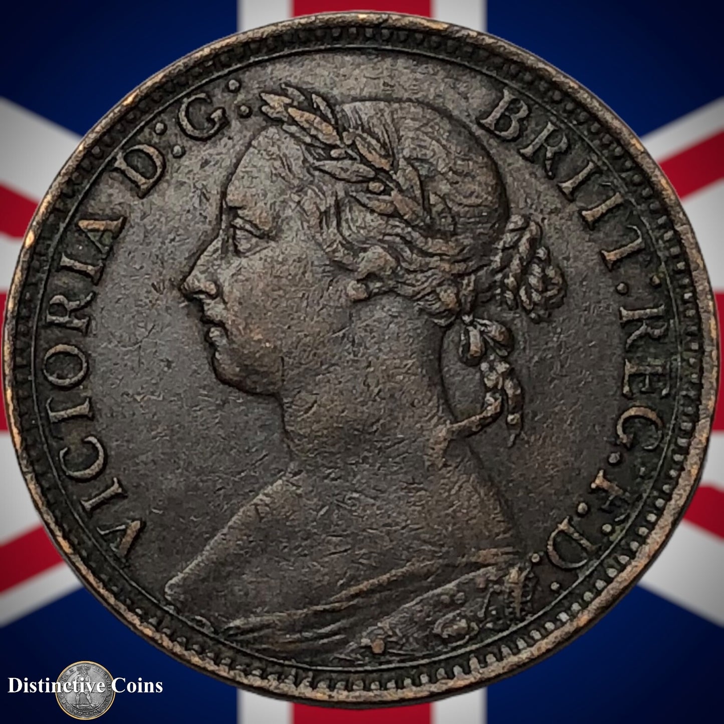 Great Britain 1891 Farthing 1/4d GB4295