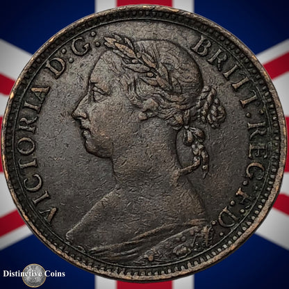 Great Britain 1891 Farthing 1/4d GB4295