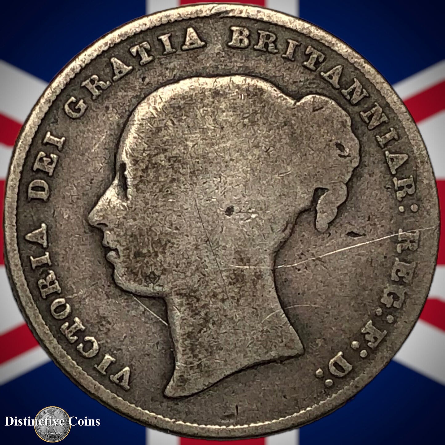 Great Britain 1849 British One Shilling GB0211
