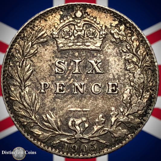 Great Britain 1905 Six Pence GB1526