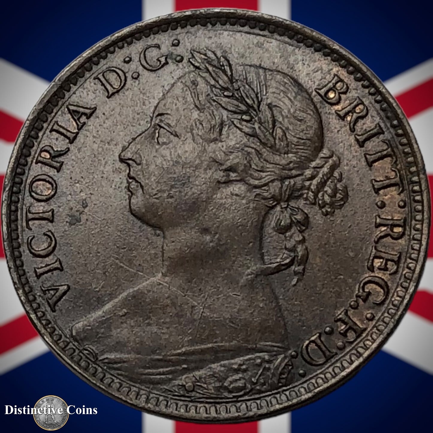 Great Britain 1891 Farthing 1/4d GB4316