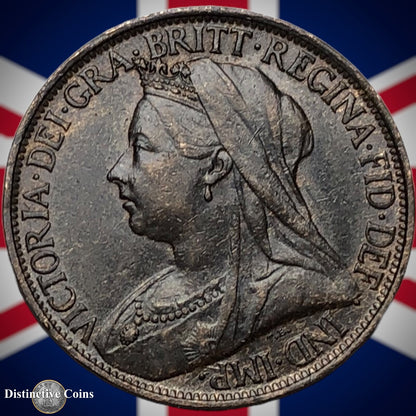 Great Britain 1897 Farthing 1/4d GB4443