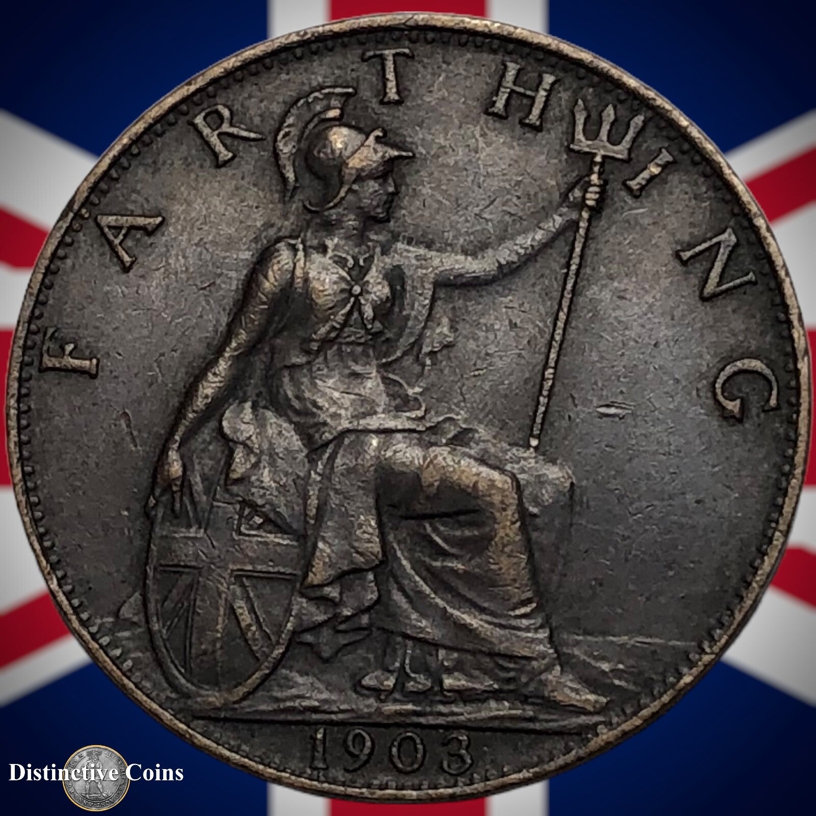 Great Britain 1903 Farthing 1/4d GB4528