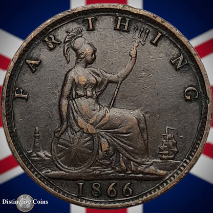Great Britain 1866 Farthing 1/4d GB3577