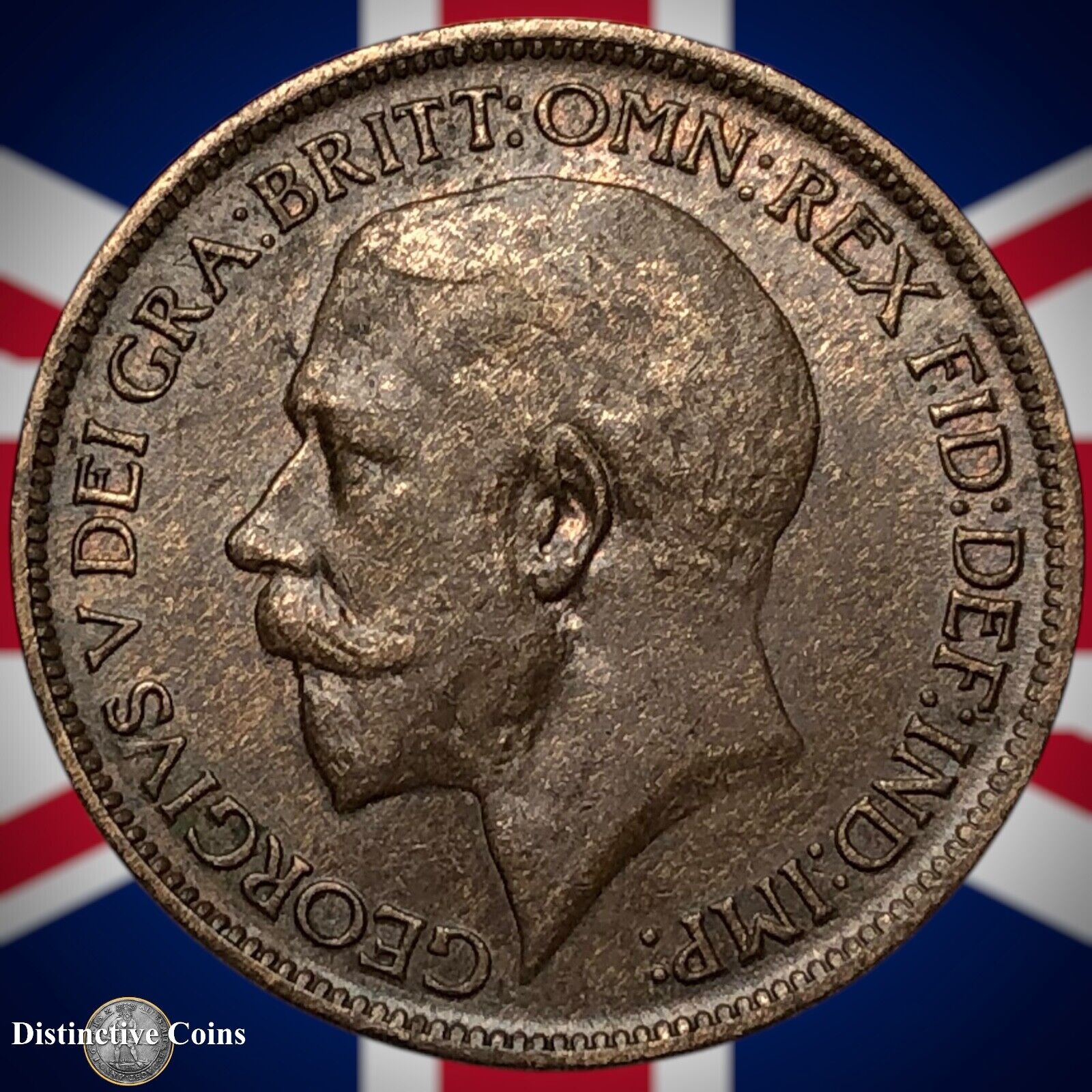 Great Britain 1916 Half Penny 1/2d GB5850