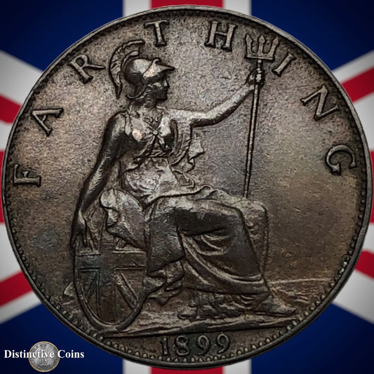 Great Britain 1899 Farthing 1/4d GB4467