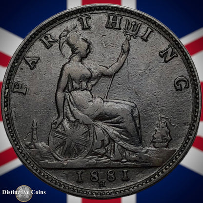 Great Britain 1881 H Farthing 1/4d GB3874