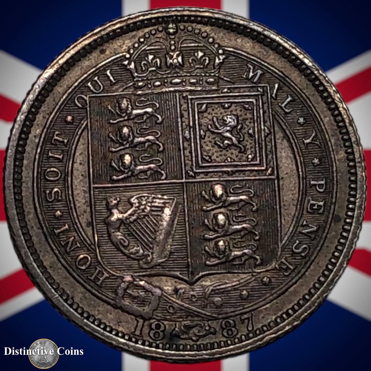 Great Britain 1887 Six Pence GB2649