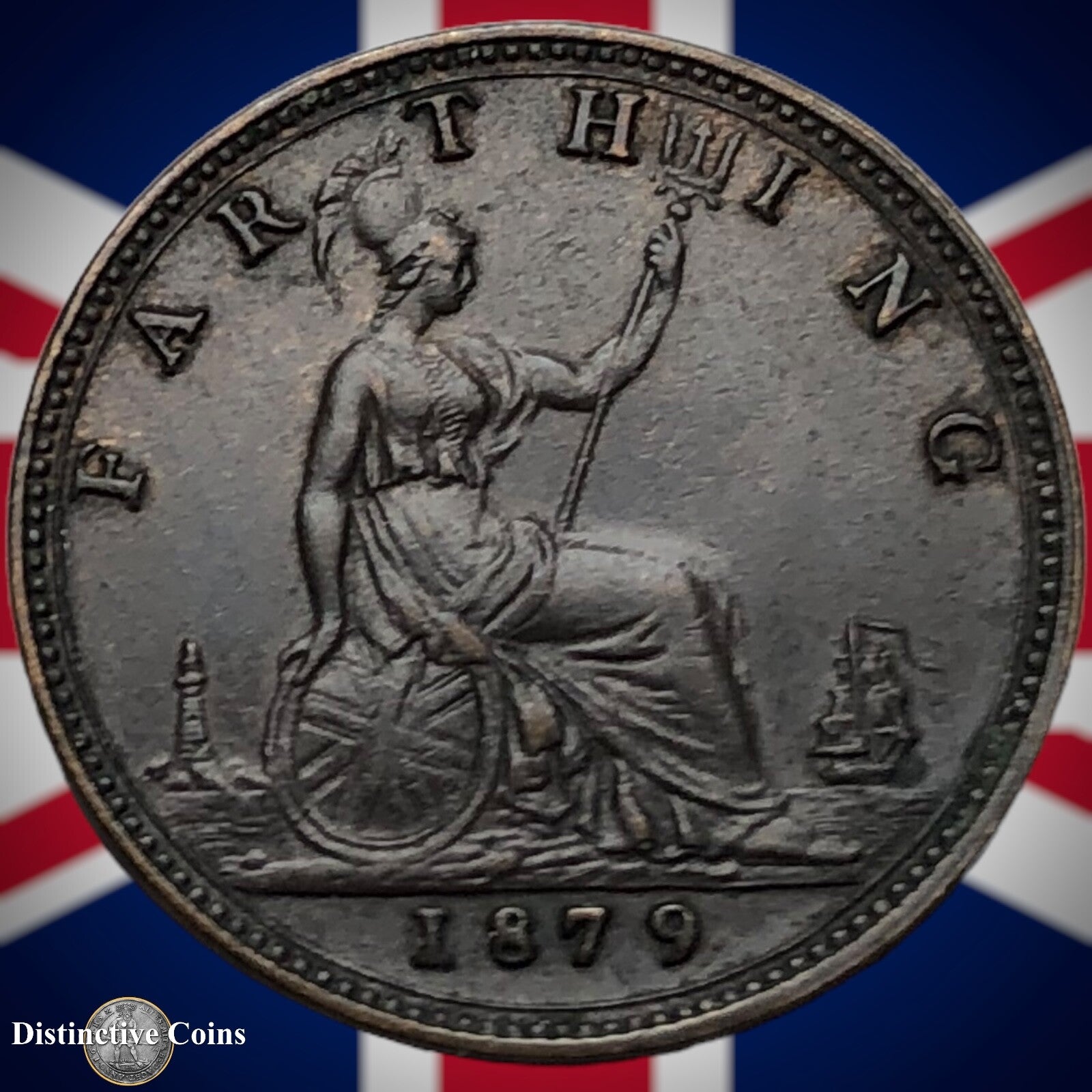 Great Britain 1879 Farthing 1/4d GB3833