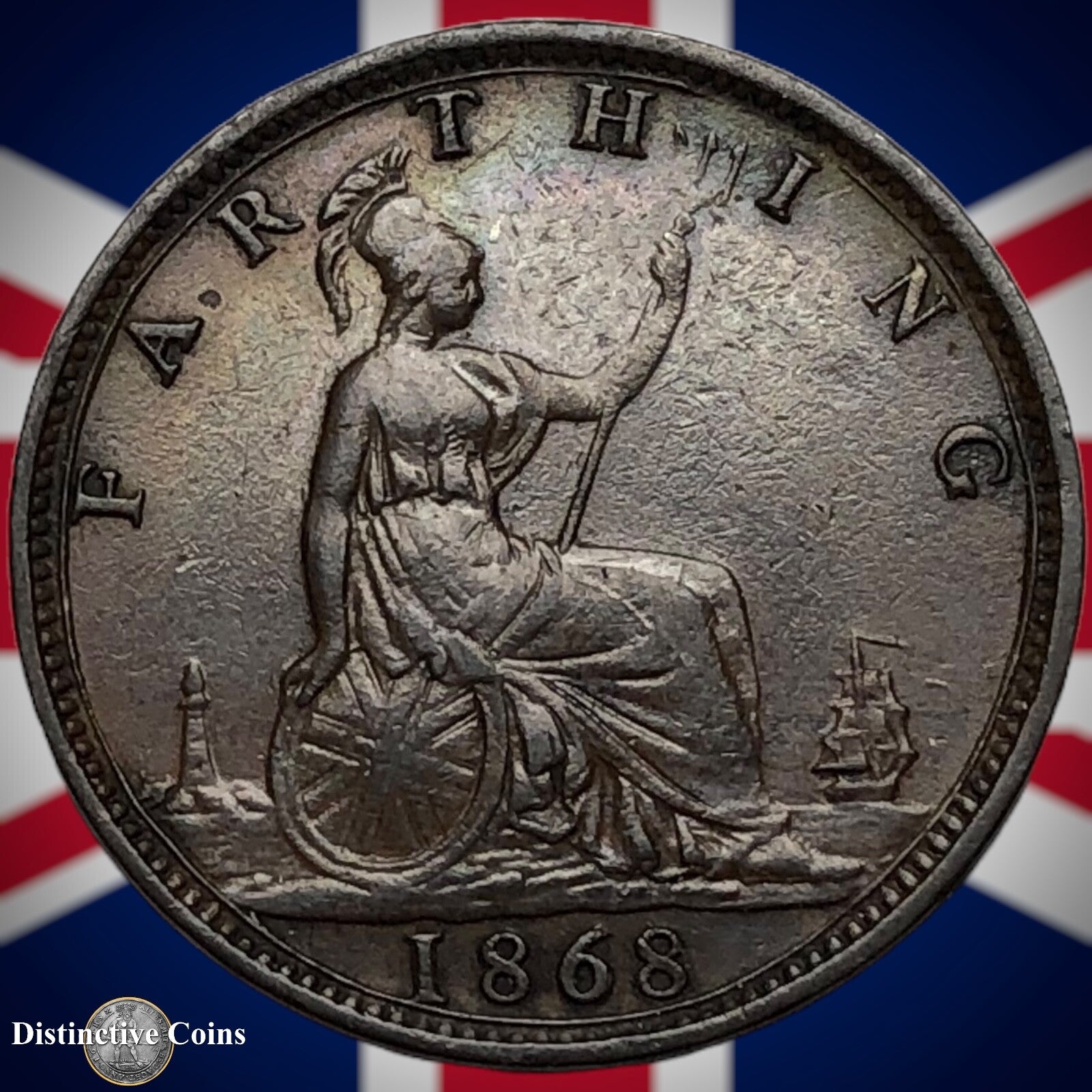 Great Britain 1868 Farthing 1/4d GB3628