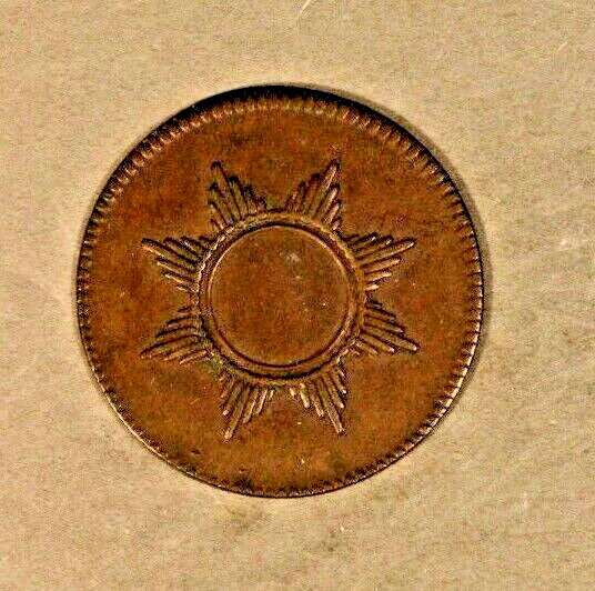 1819 German St. Frankfurt Juden Pfennig Token Choice 