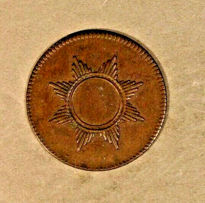 1819 German St. Frankfurt Juden Pfennig Token Choice 