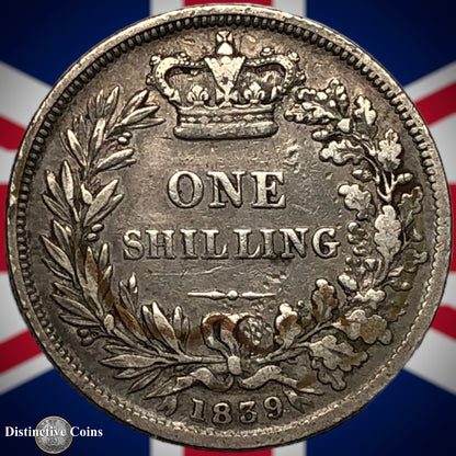 Great Britain 1839 British One Shilling GB0156
