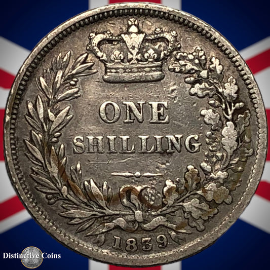 Great Britain 1839 British One Shilling GB0156