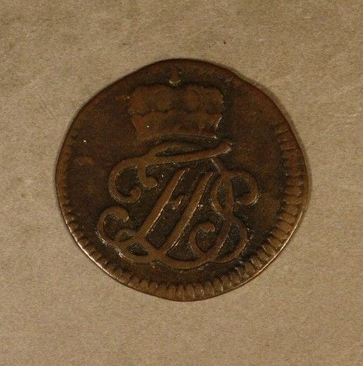 1755 German State Saxe-Weimar Eisenach Heller Circ'd  