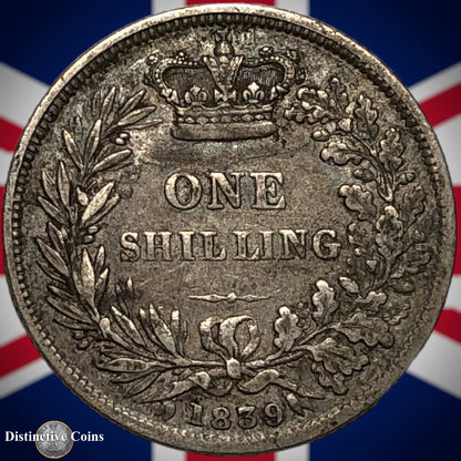 Great Britain 1839 British One Shilling GB0163