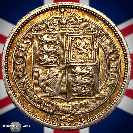 Great Britain 1887 Six Pence GB2669