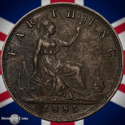 Great Britain 1885 Farthing 1/4d GB4143