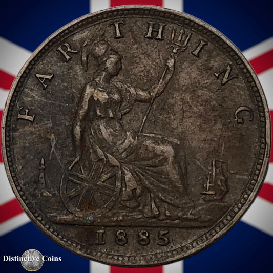 Great Britain 1885 Farthing 1/4d GB4143