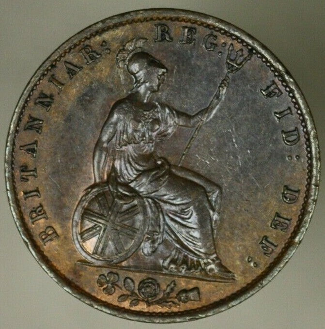 Great Britain 1/2 Penny 1854 UNC some minor red  A2443