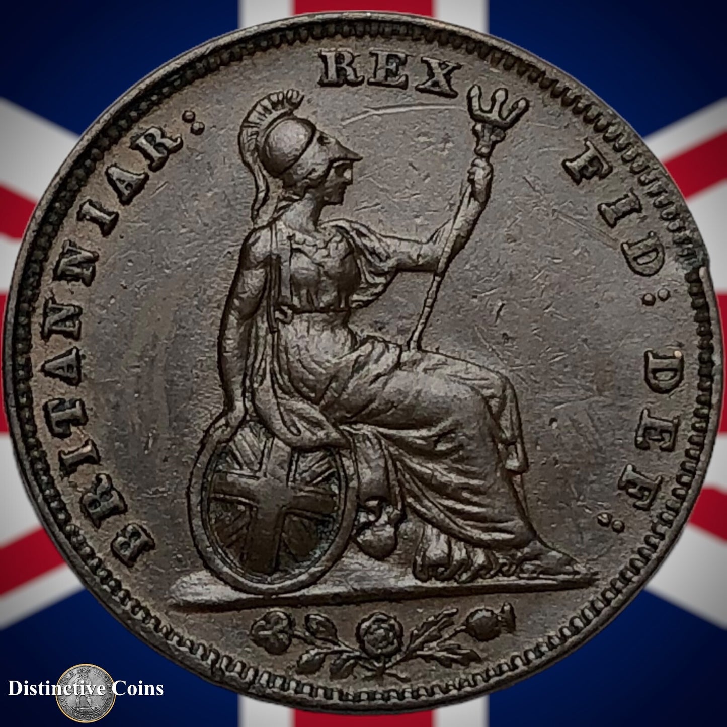 Great Britain 1834 Farthing 1/4d GB3371