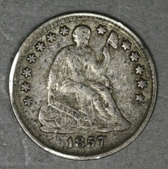 US 1857 P Seated Liberty Half Dime  A3098