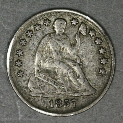 US 1857 P Seated Liberty Half Dime  A3098
