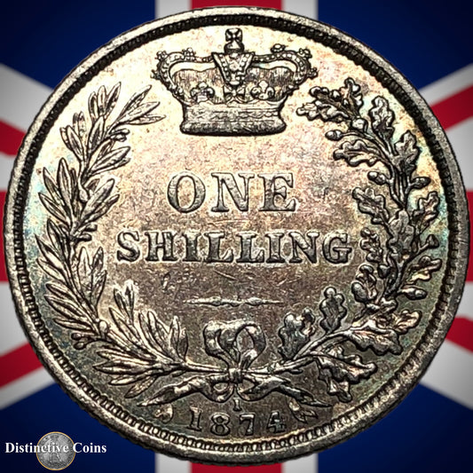 Great Britain 1874 British One Shilling GB0351