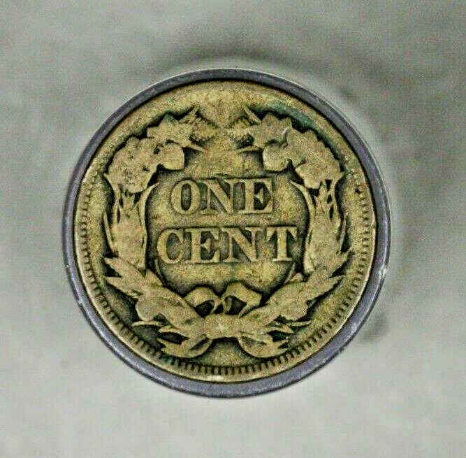 US Flying Eagle Penny 1857  A2528