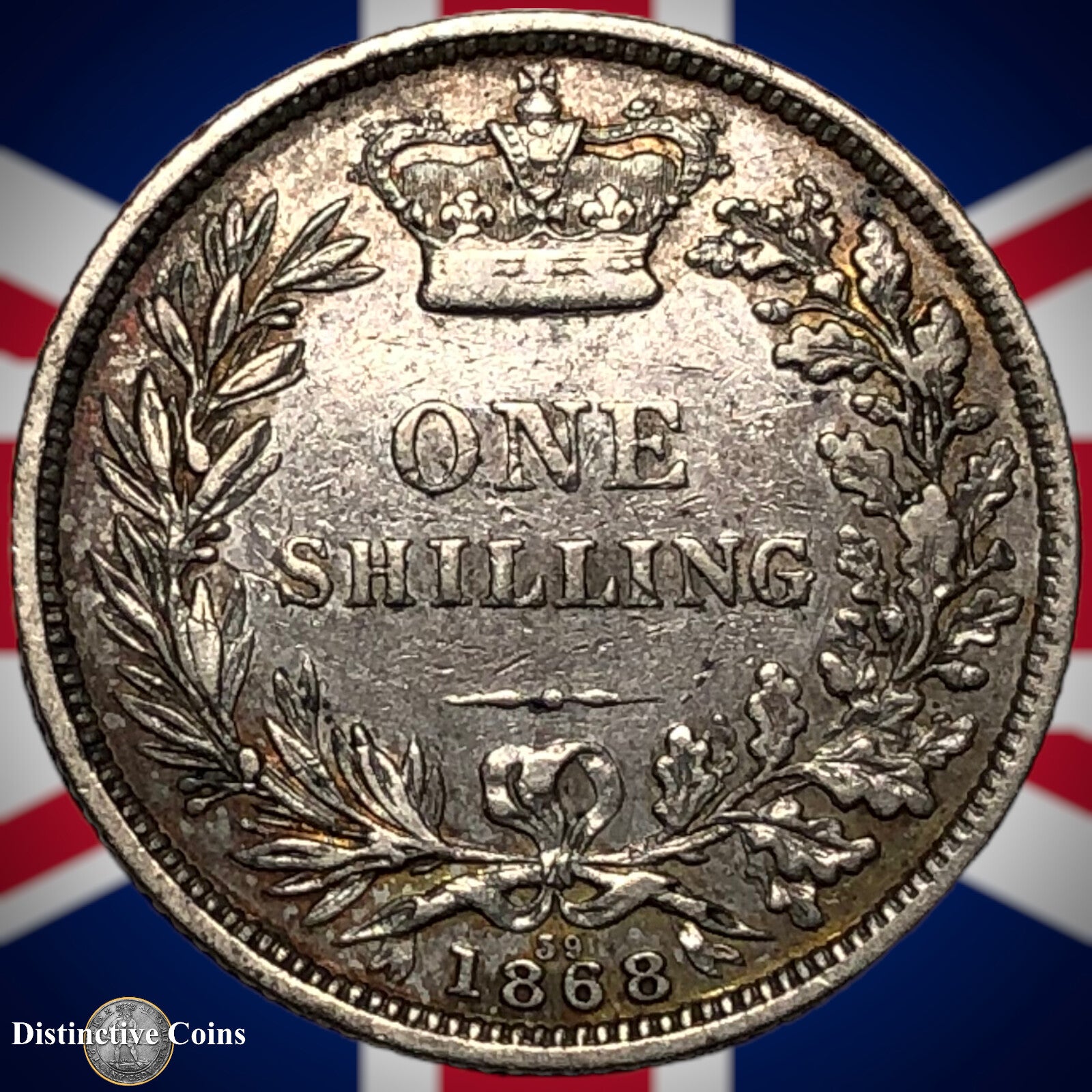 Great Britain 1868 British One Shilling GB0301