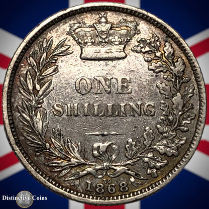 Great Britain 1868 British One Shilling GB0301