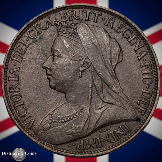 Great Britain 1899 Farthing 1/4d GB4469