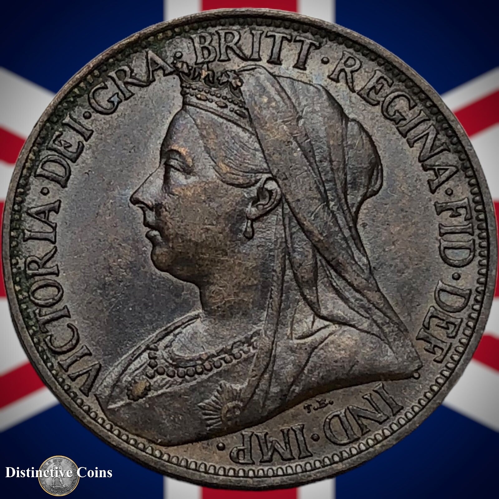 Great Britain 1896 Farthing 1/4d GB4427