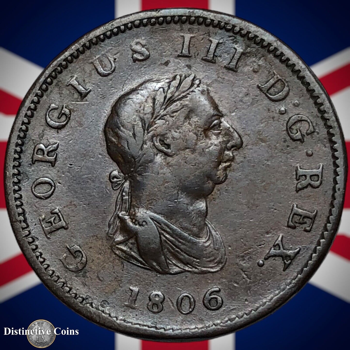 Great Britain 1806 Half Penny 1/2d GB5153