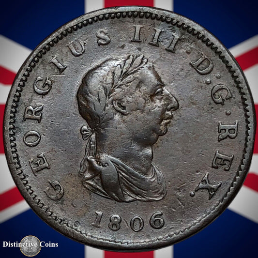 Great Britain 1806 Half Penny 1/2d GB5153