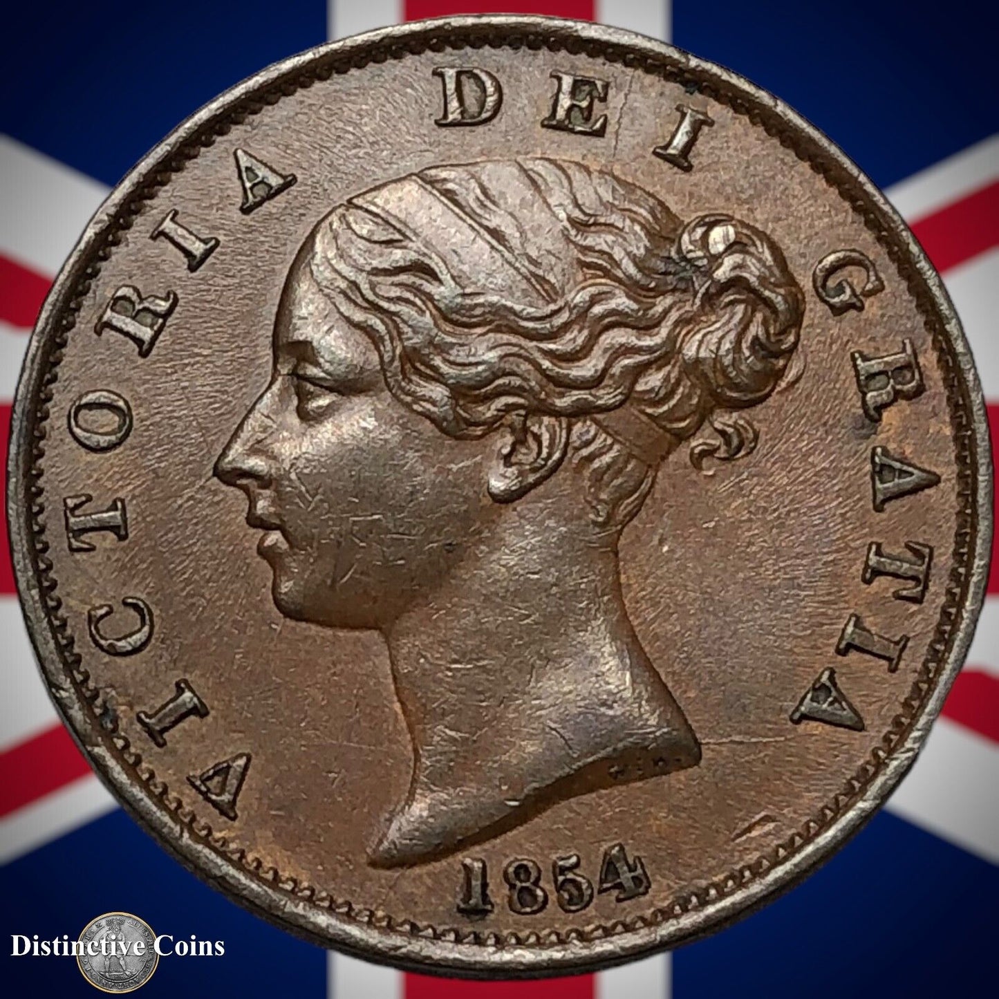 Great Britain 1854 Half Penny 1/2d GB5306