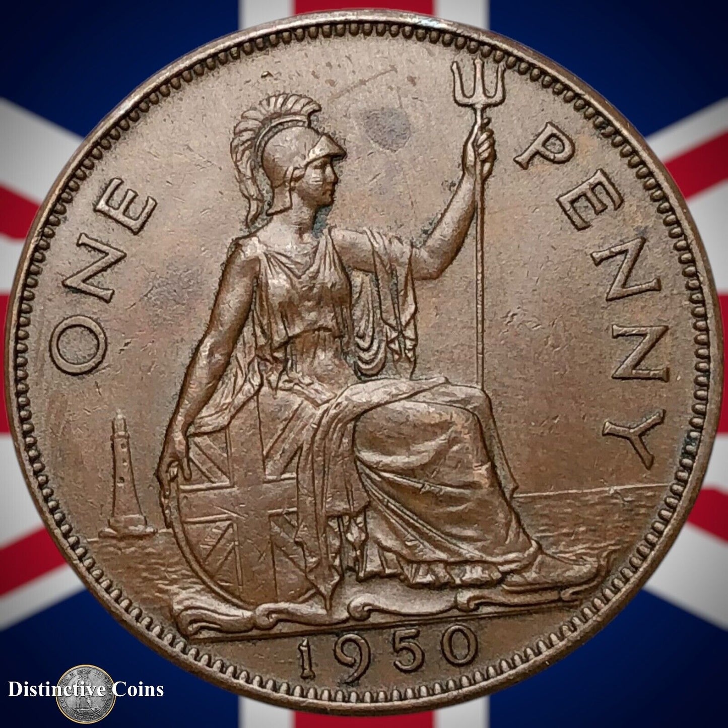 Great Britain 1950 Penny 1d GB7305