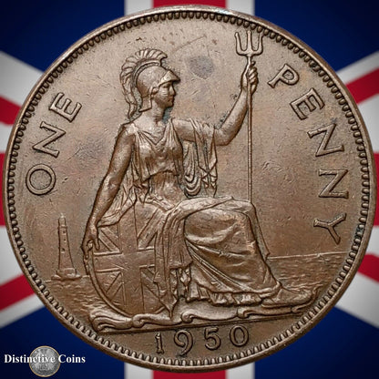 Great Britain 1950 Penny 1d GB7305