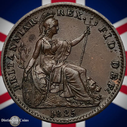 Great Britain 1825 Farthing 1/4d GB3296