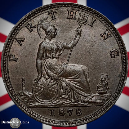 Great Britain 1878 Farthing 1/4d GB3801