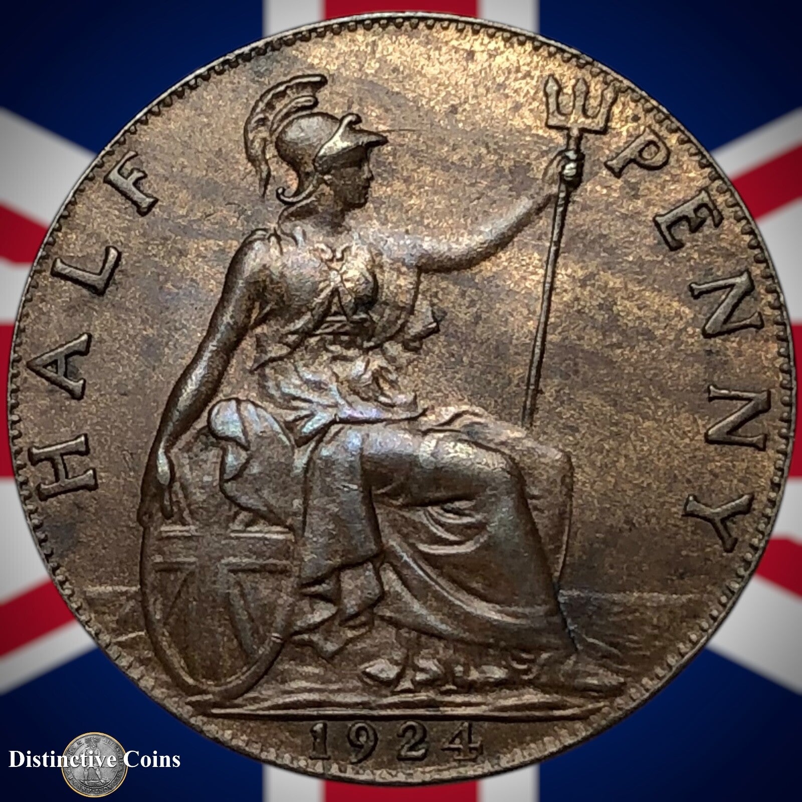 Great Britain 1924 Half Penny 1/2d GB5907