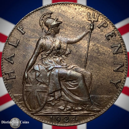 Great Britain 1924 Half Penny 1/2d GB5907