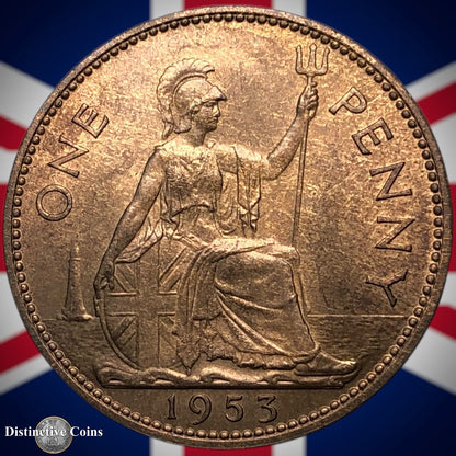 Great Britain 1953 Penny 1d GB7357