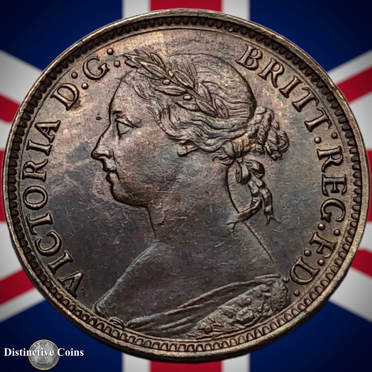 Great Britain 1881 H Farthing 1/4d GB3978