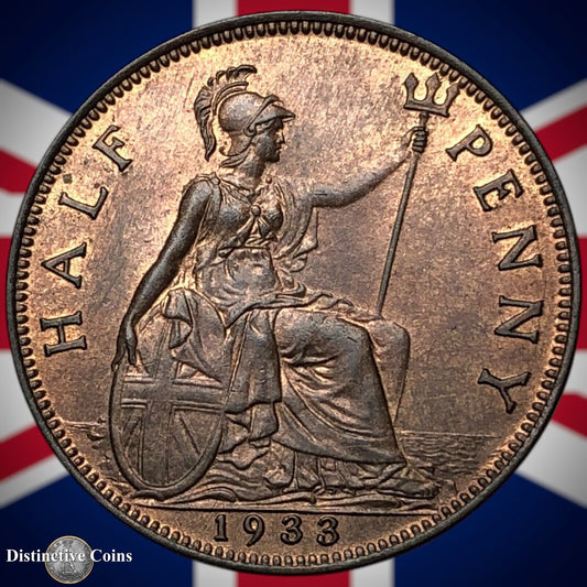 Great Britain 1933 Half Penny 1/2d GB5983