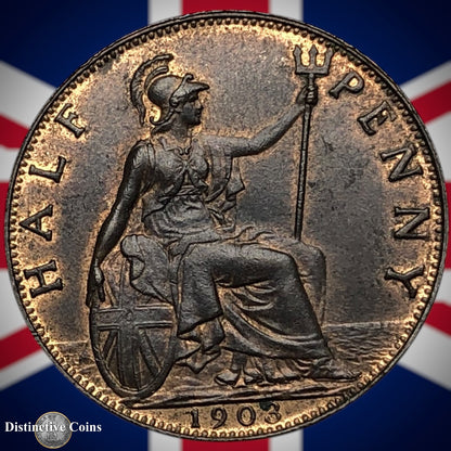 Great Britain 1903 Half Penny 1/2d GB5798