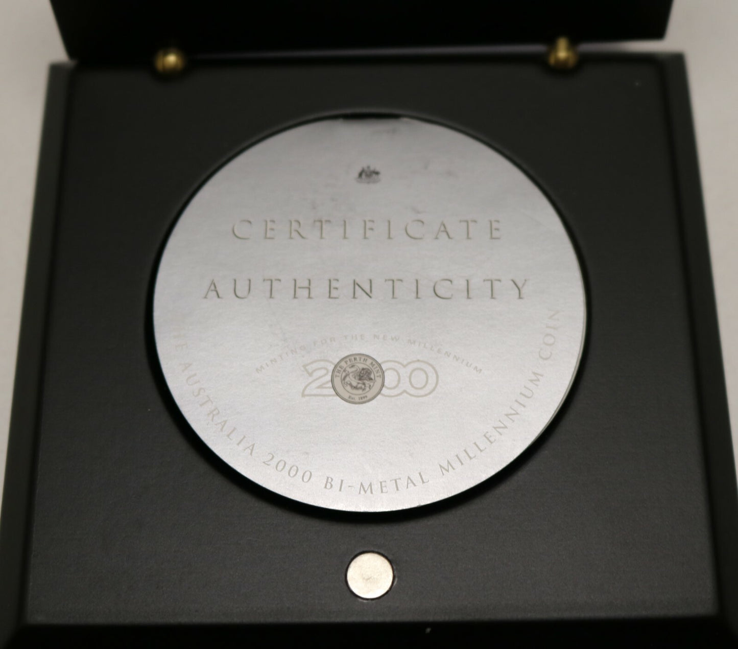 Australia 2000 Millennium Bi-Metal Gold/Silver $20 Proof   B406