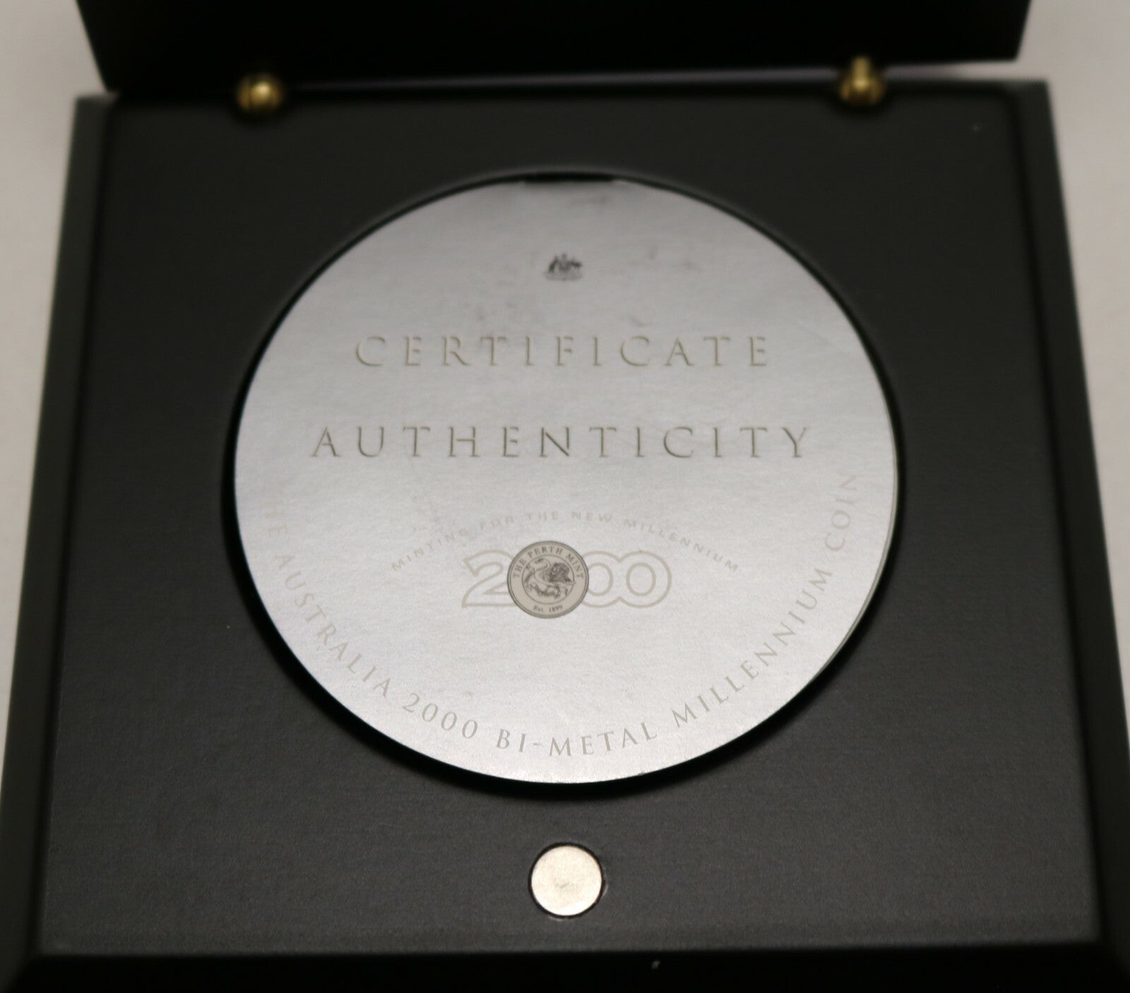 Australia 2000 Millennium Bi-Metal Gold/Silver $20 Proof   B406