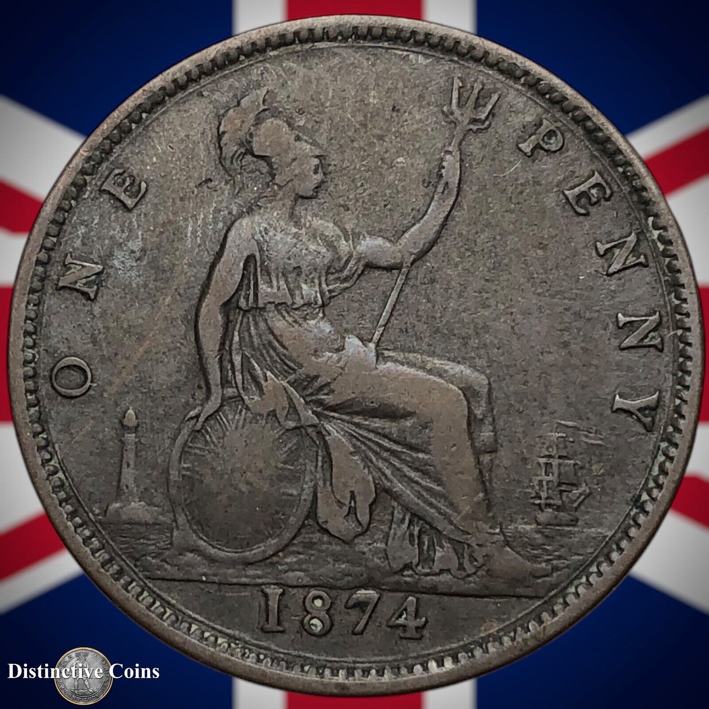 Great Britain 1874 Penny 1d GB6344